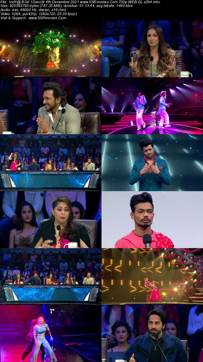 Indias Best Dancer S02 4th December 2021 480p 720p WEB-DL 300MB Download