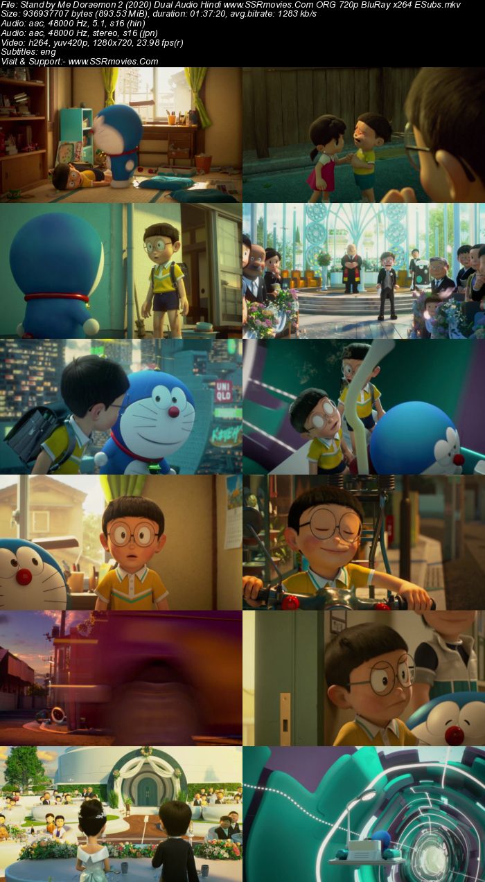 Stand by Me Doraemon 2 (2020) Dual Audio Hindi ORG 720p BluRay x264 900MB Full Movie Download