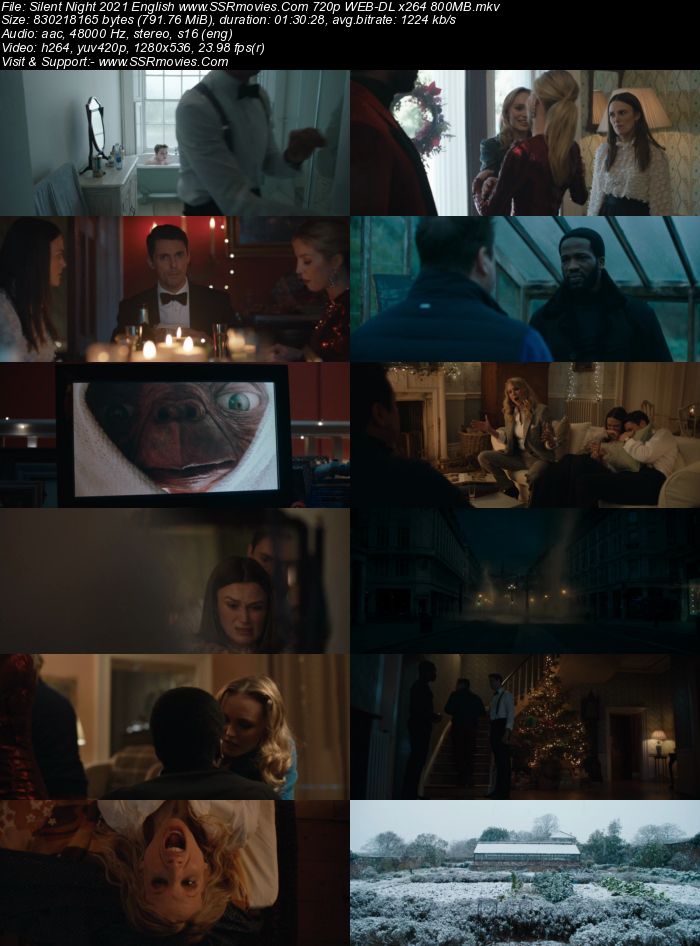 Silent Night (2021) English 480p WEB-DL x264 300MB ESubs Full Movie Download