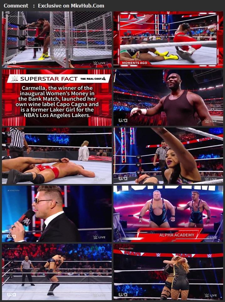 WWE Monday Night Raw 6th December 2021 720p WEBRip x264 1.1GB Download