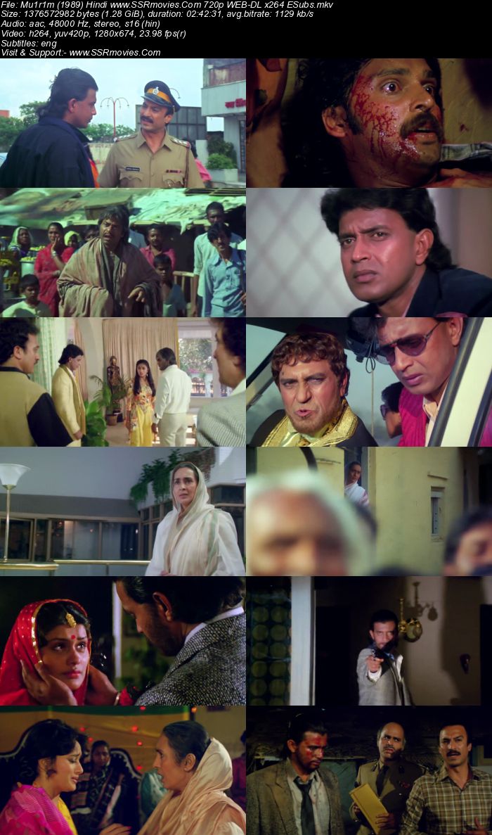 Mujrim (1989) Hindi 480p WEB-DL x264 500MB ESubs Full Movie Download