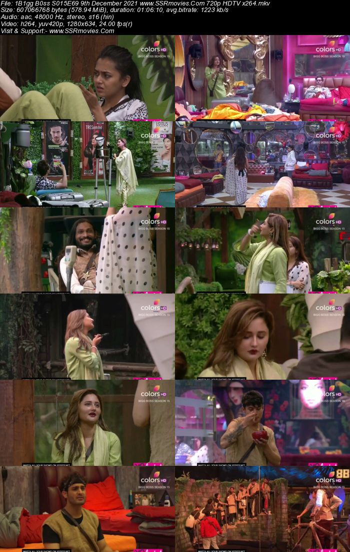 Bigg Boss S15E69 9th December 2021 480p 720p WEB-DL 400MB Download