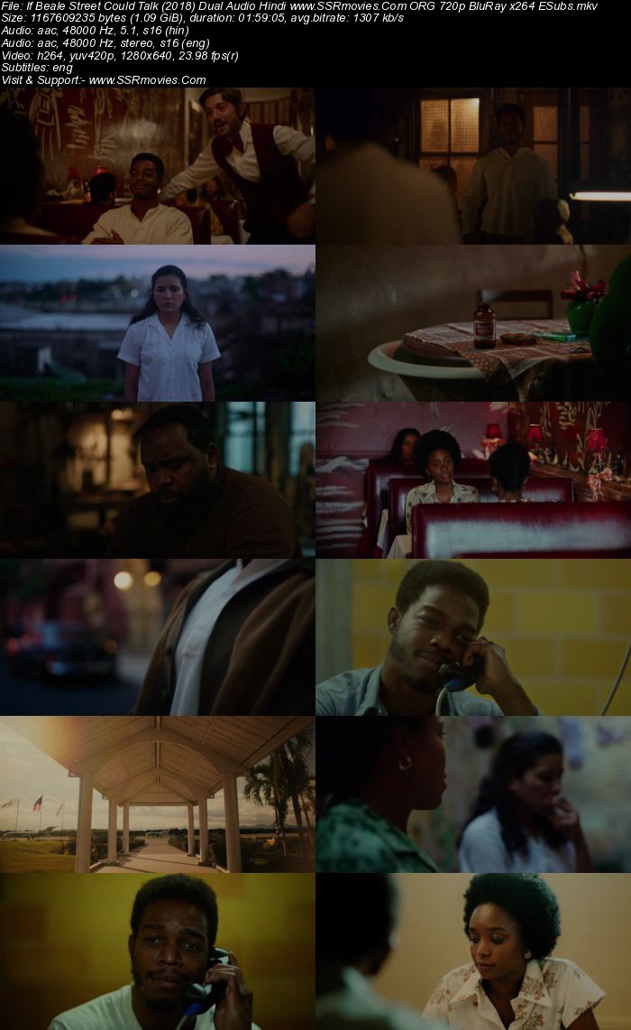 If Beale Street Could Talk (2018) Dual Audio Hindi ORG 1080p BluRay 2.1GB Full Movie Download