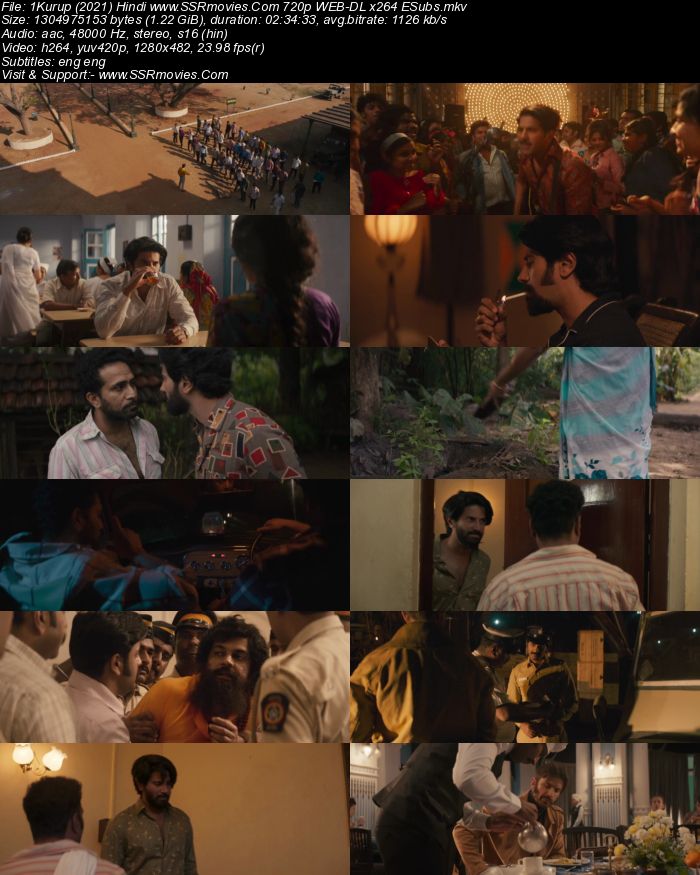 Kurup (2021) Hindi 720p WEB-DL x264 1.2GB Full Movie Download