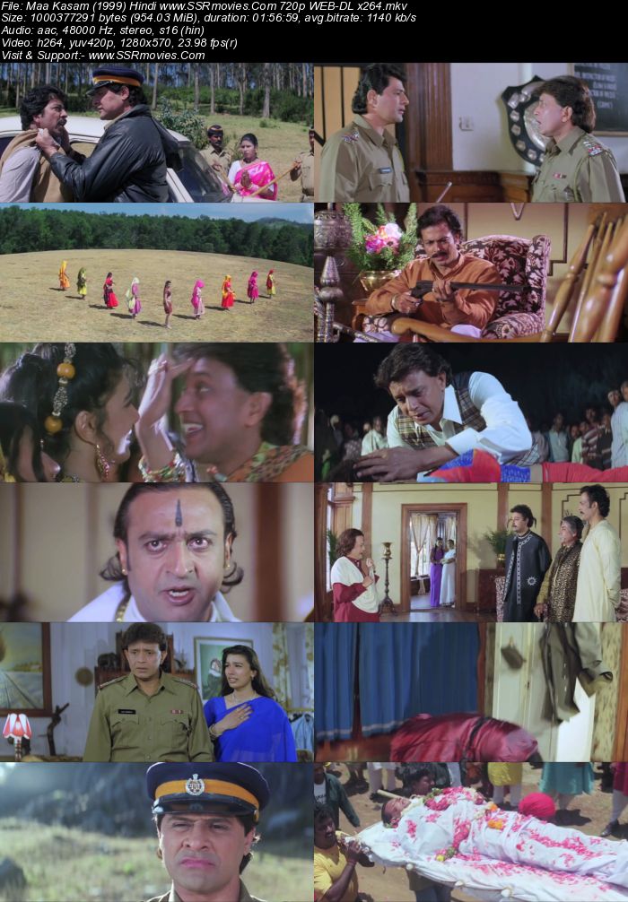 Maa Kasam (1999) Hindi 720p WEB-DL x264 950MB Full Movie Download