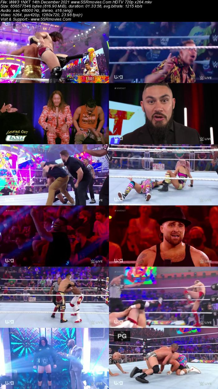 WWE NXT 2.0 14th December 2021 480p 720p HDTV x264 Download