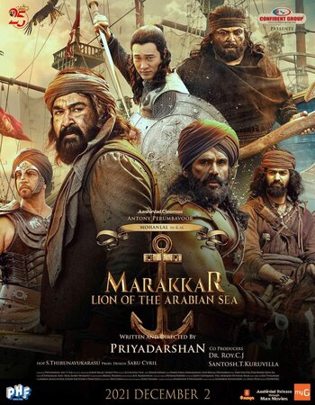 Marakkar: Lion of the Arabian Sea (2021) Hindi Dubbed 1080p WEB-DL x264 2.8GB Full Movie Download