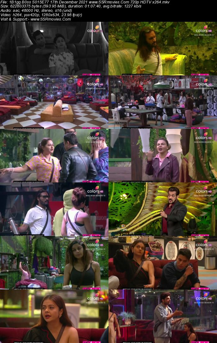 Bigg Boss S15E77 17th December 2021 480p 720p WEB-DL 400MB Download