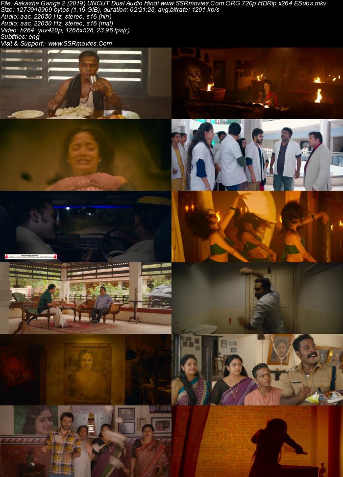 Aakashaganga 2 (2019) UNCUT Dual Audio Hindi ORG 480p HDRip 450MB ESubs Full Movie Download