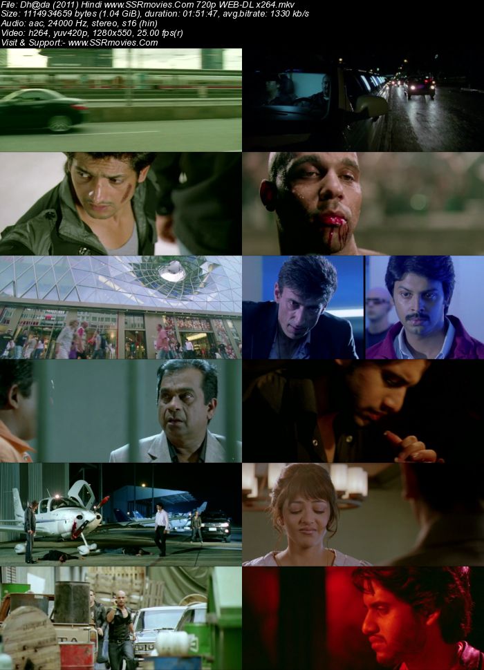 Dhada (2011) UNCUT Hindi Dubbed ORG 480p WEB-DL x264 350MB Full Movie Download