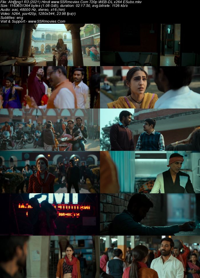 Atrangi Re (2021) Hindi 480p WEB-DL x264 400MB ESubs Full Movie Download