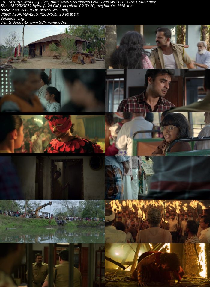 Minnal Murali (2021) Hindi 1080p 720p 480p WEB-DL x264 1.2GB Full Movie Download