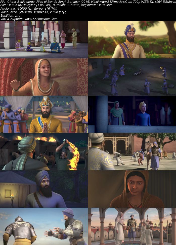 Chaar Sahibzaade 2: Rise of Banda Singh Bahadur 2016 Hindi 720p 480p WEB-DL x264 ESubs Full Movie Download