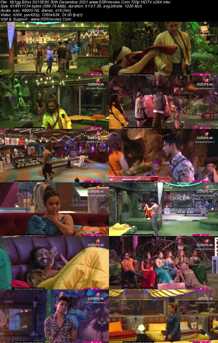 Bigg Boss S15E90 30th December 2021 480p 720p WEB-DL 400MB Download