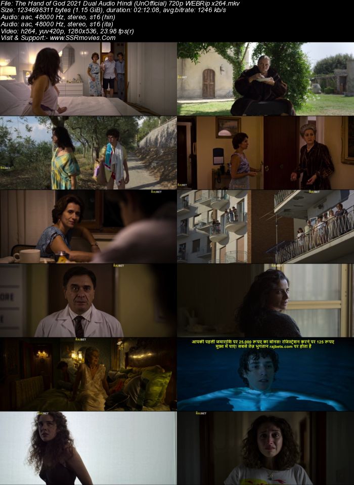 The Hand of God 2021 Dual Audio Hindi [UnOfficial] 720p 480p WEBRip x264 ESubs Full Movie Download
