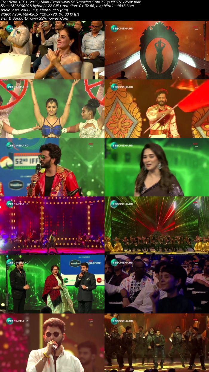 52nd IFFI (Main Event) 2nd January 2022 720p 480p HDTV x264 1.2GB Download