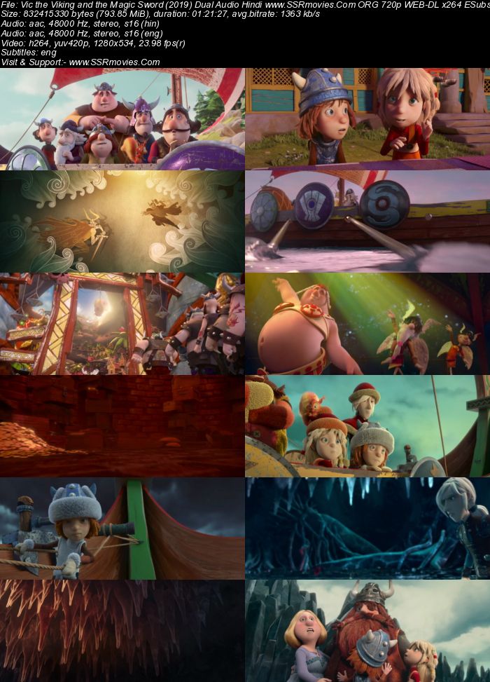 Vic the Viking and the Magic Sword 2019 Dual Audio Hindi ORG 1080p 720p 480p WEB-DL x264 ESubs Full Movie Download