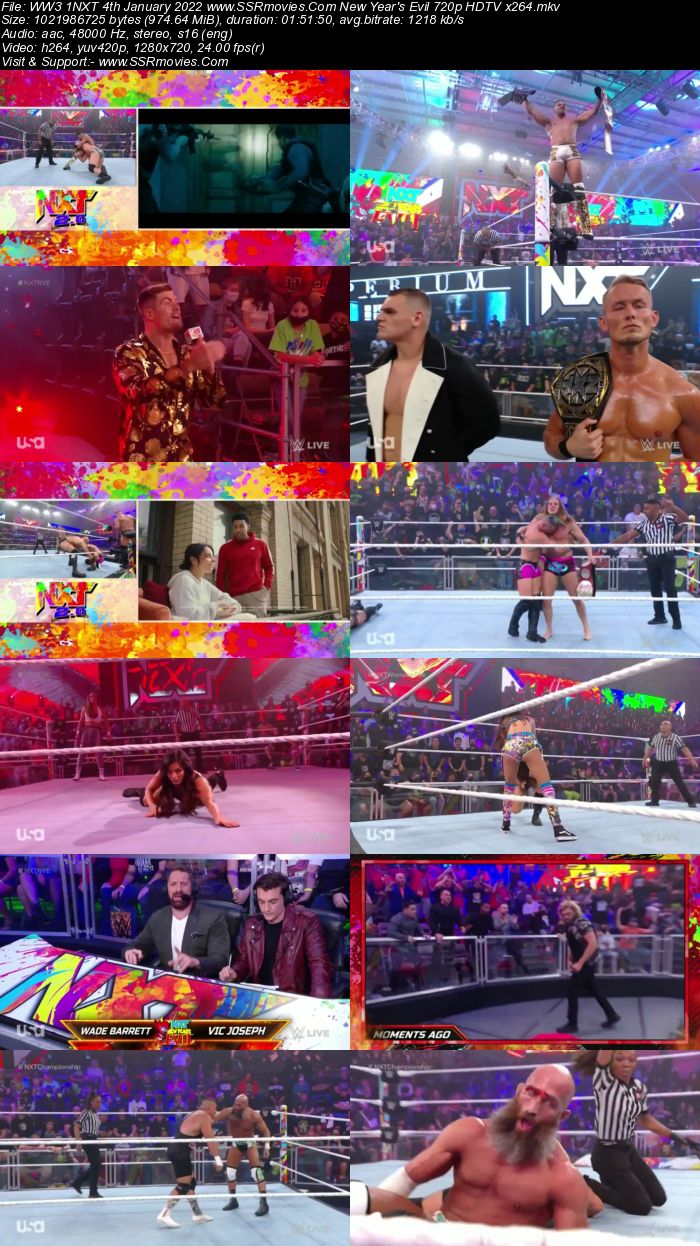 WWE NXT 2.0 4th January 2021 480p 720p HDTV x264 Download