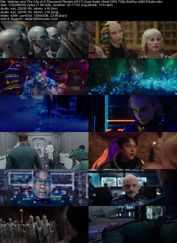 Valerian and the City of a Thousand Planets 2017 Dual Audio Hindi ORG 1080p 720p 480p BluRay x264 ESubs Full Movie Download