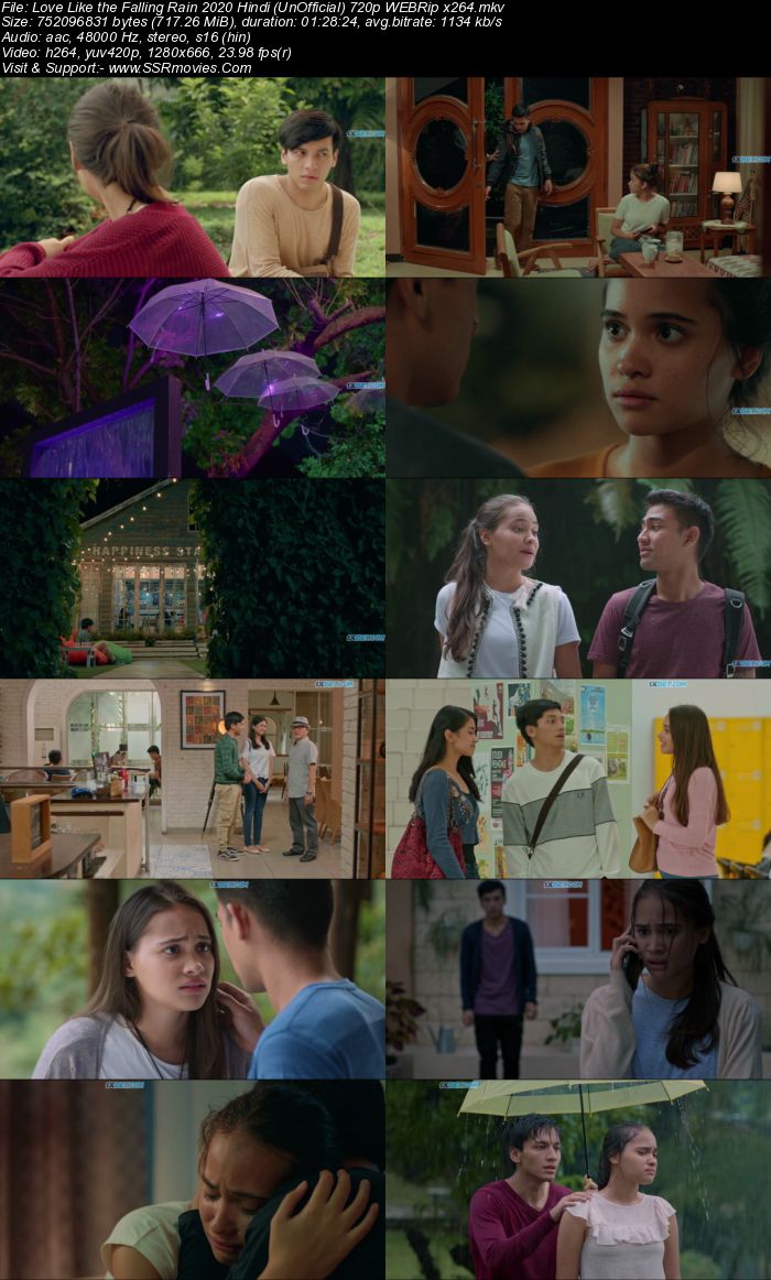 Love like the Falling Rain 2020 Hindi (UnOfficial) 720p 480p WEBRip x264 ESubs Full Movie Download