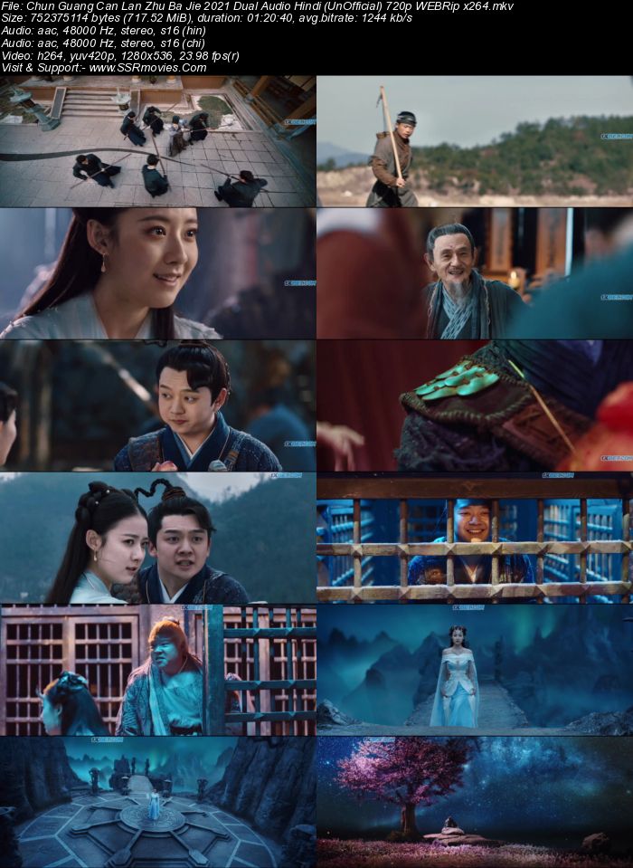 Chun Guang Can Lan Zhu Ba Jie 2021 Dual Audio Hindi (UnOfficial) 720p 480p WEBRip Full Movie Download