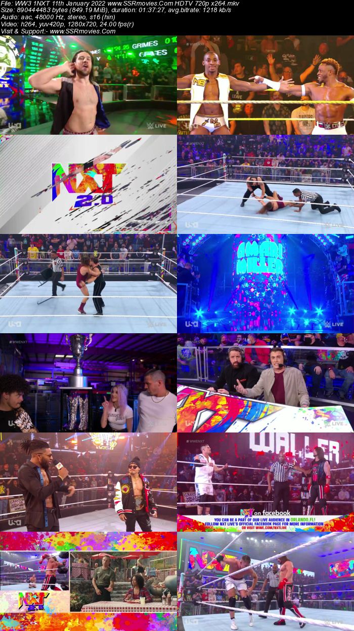 WWE NXT 2.0 11th January 2021 480p 720p HDTV x264 Download