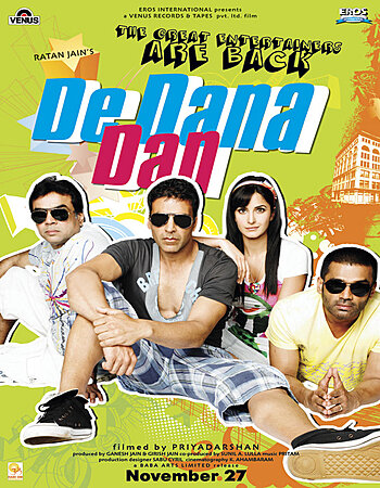 De Dana Dan 2009 Hindi 1080p 720p 480p BluRay x264 ESubs Full Movie Download