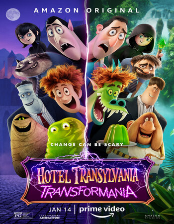 Hotel Transylvania: Transformania 2022 Dual Audio Hindi ORG 1080p 720p 480p WEB-DL x264 ESubs Full Movie Download