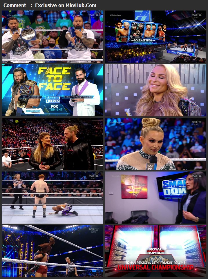 WWE Friday Night SmackDown 14th January 2022 720p WEBRip x264 750MB Download