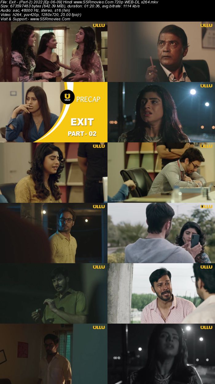 Exit 2022 Hindi Part 02 Complete ULLU 720p 480p WEB-DL x264 650MB Download
