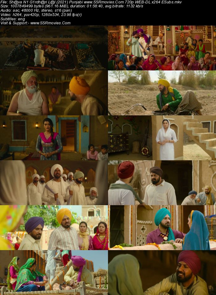 Shava Ni Girdhari Lal 2021 Punjabi 1080p 720p 480p WEB-DL x264 ESubs Full Movie Download