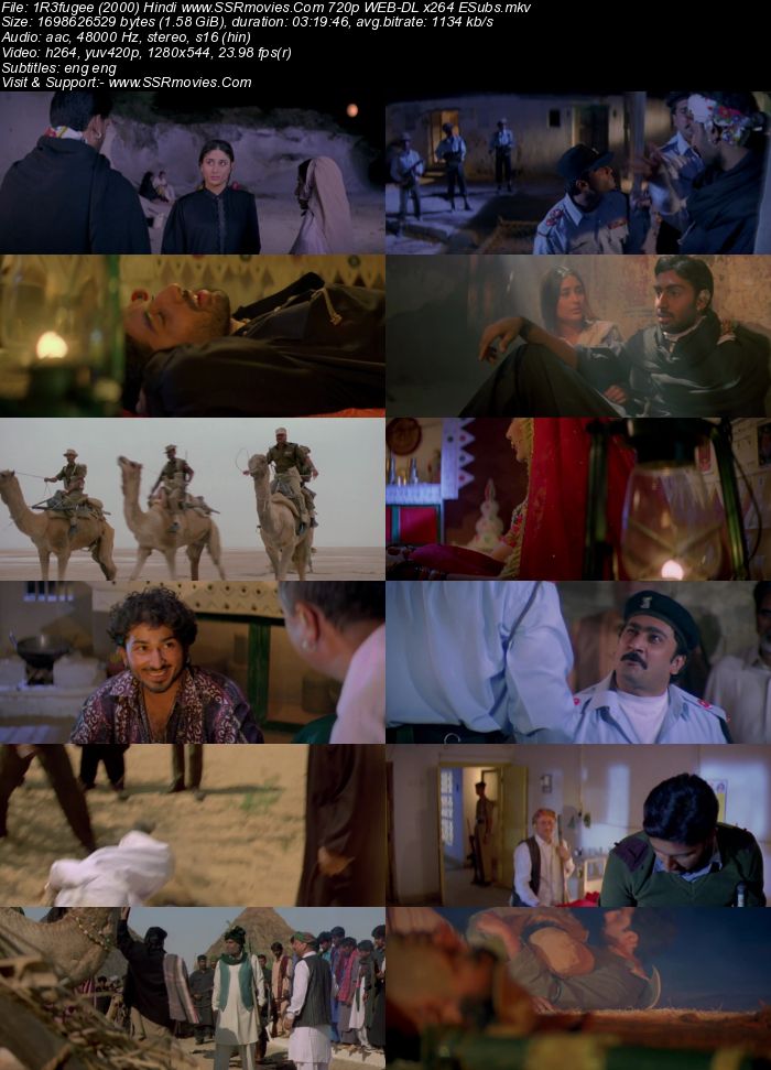 Refugee 2000 Hindi 1080p 720p 480p WEB-DL x264 ESubs Full Movie Download
