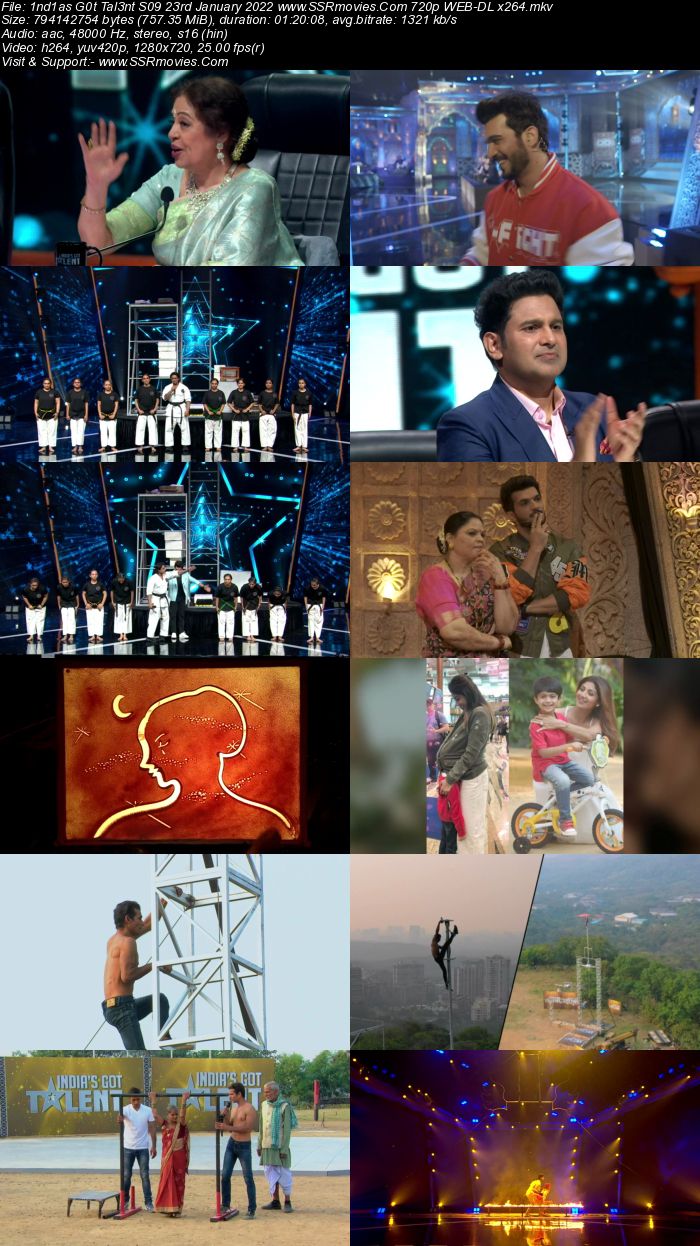 Indias Got Talent S09 23rd January 2022 720p 480p WEB-DL x264 300MB Download