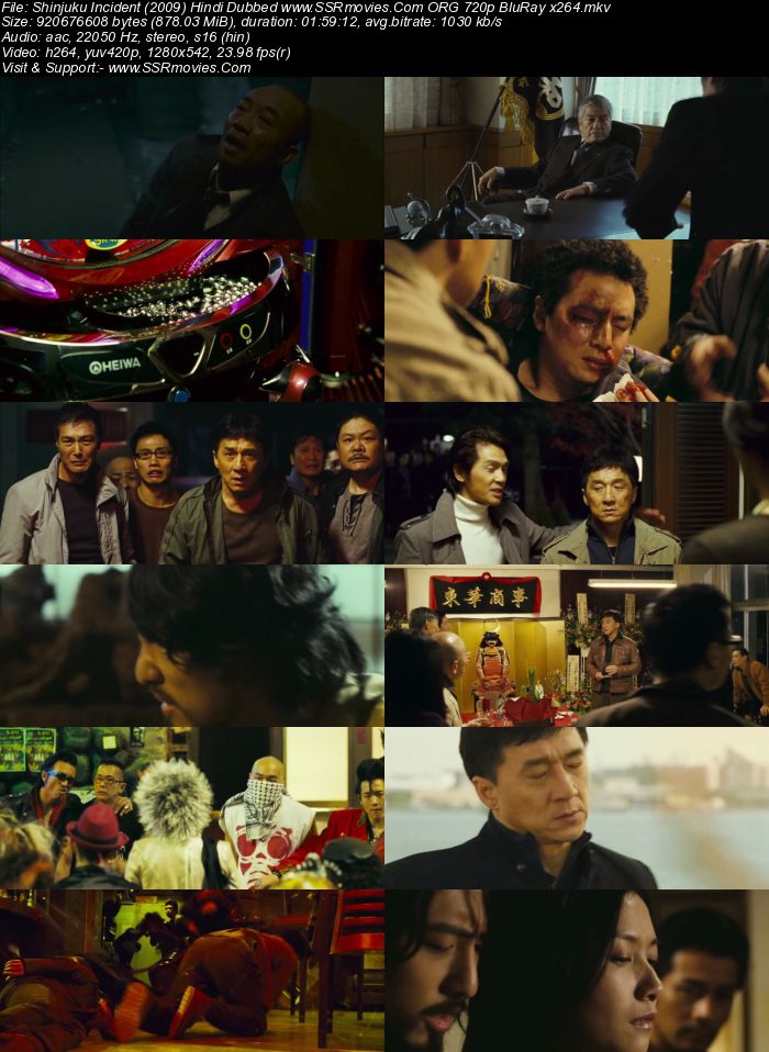 Shinjuku Incident 2009 Hindi Dubbed ORG 720p 480p BluRay x264 850MB Full Movie Download