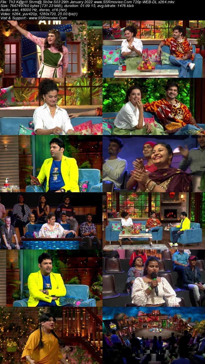 The Kapil Sharma Show S03 29th January 2022 480p 720p WEB-DL 300MB Download