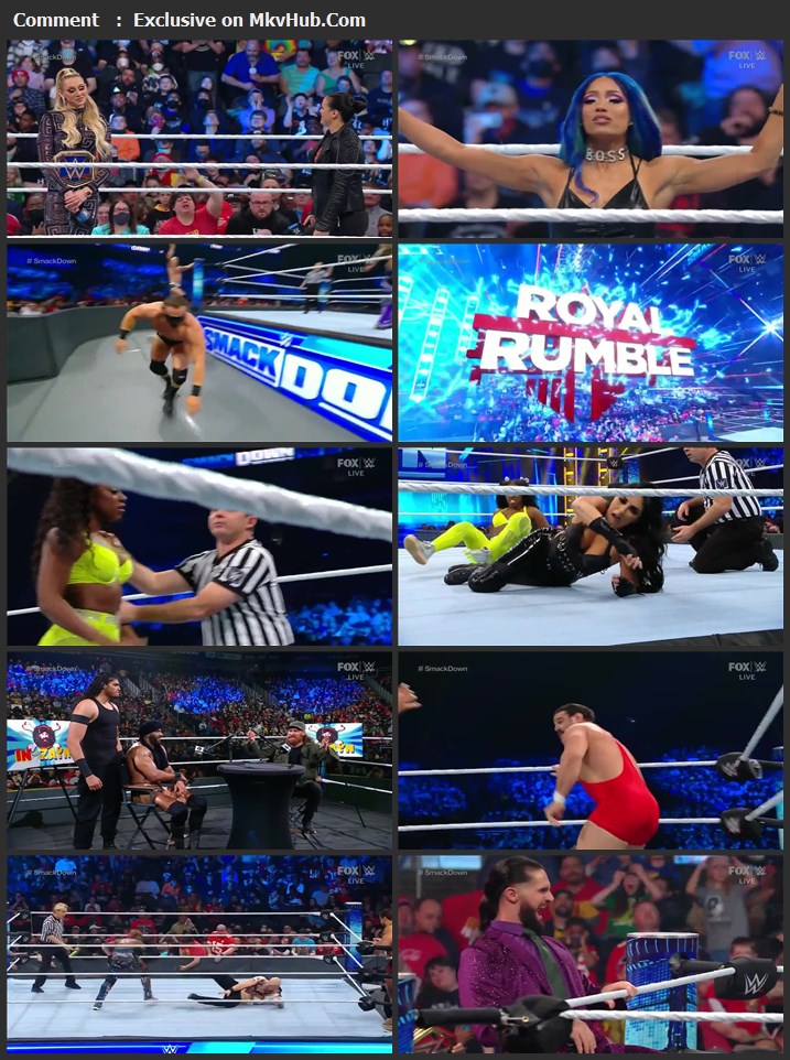 WWE Friday Night SmackDown 28th January 2022 720p WEBRip x264 750MB Download