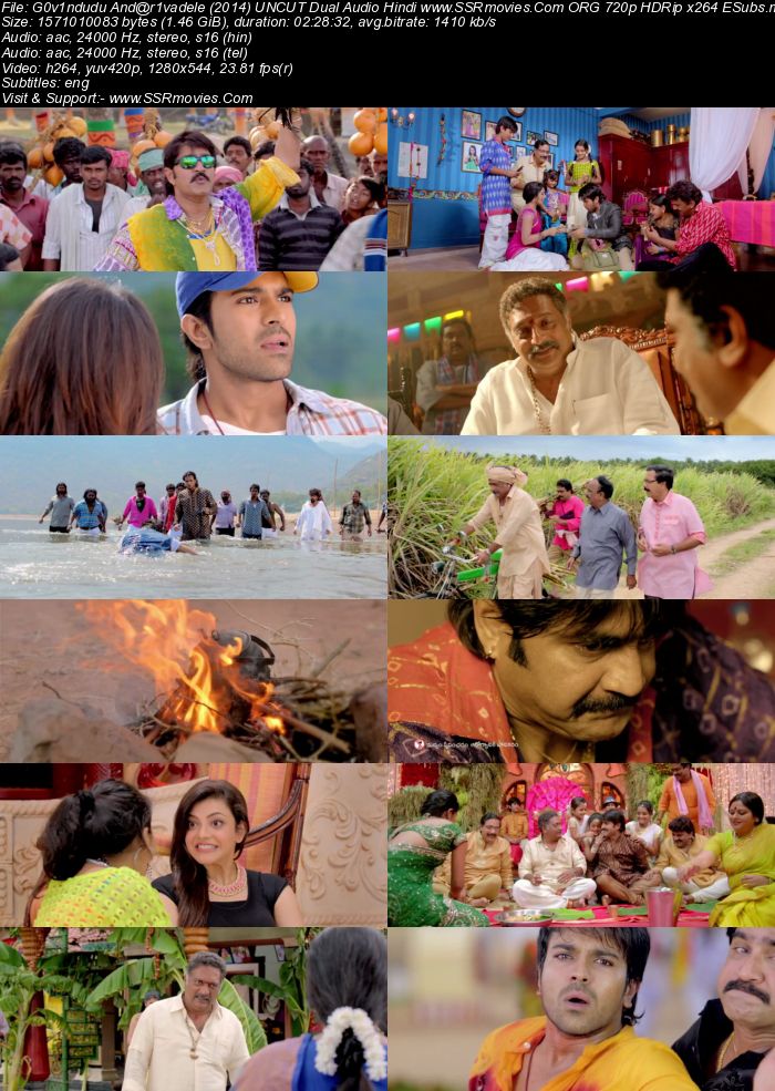 Govindudu Andari Vaadele 2014 Dual Audio Hindi ORG 1080p 720p 480p WEB-DL x264 ESubs Full Movie Download