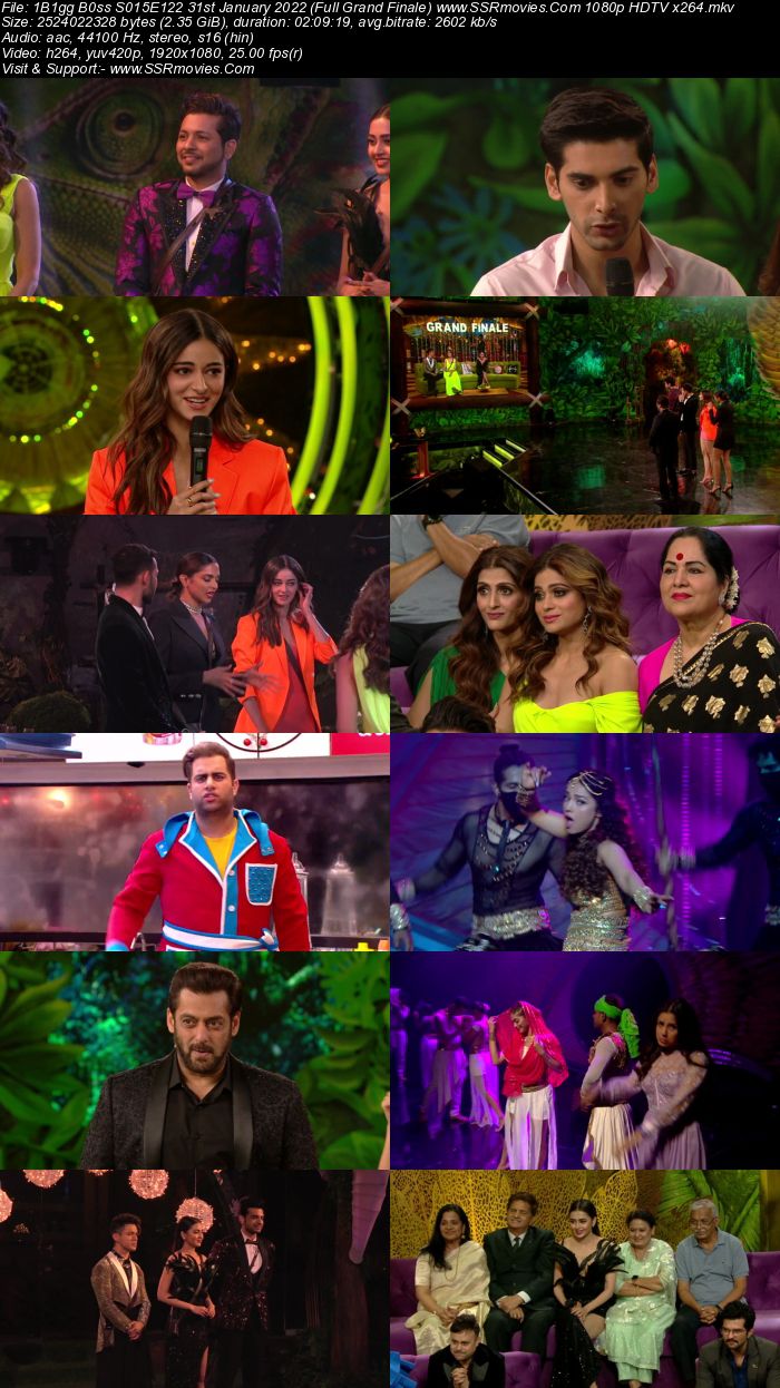 Bigg Boss S15E122 31st January 2022 (Full Grand Finale) 1080p 720p 480p WEB-DL Download