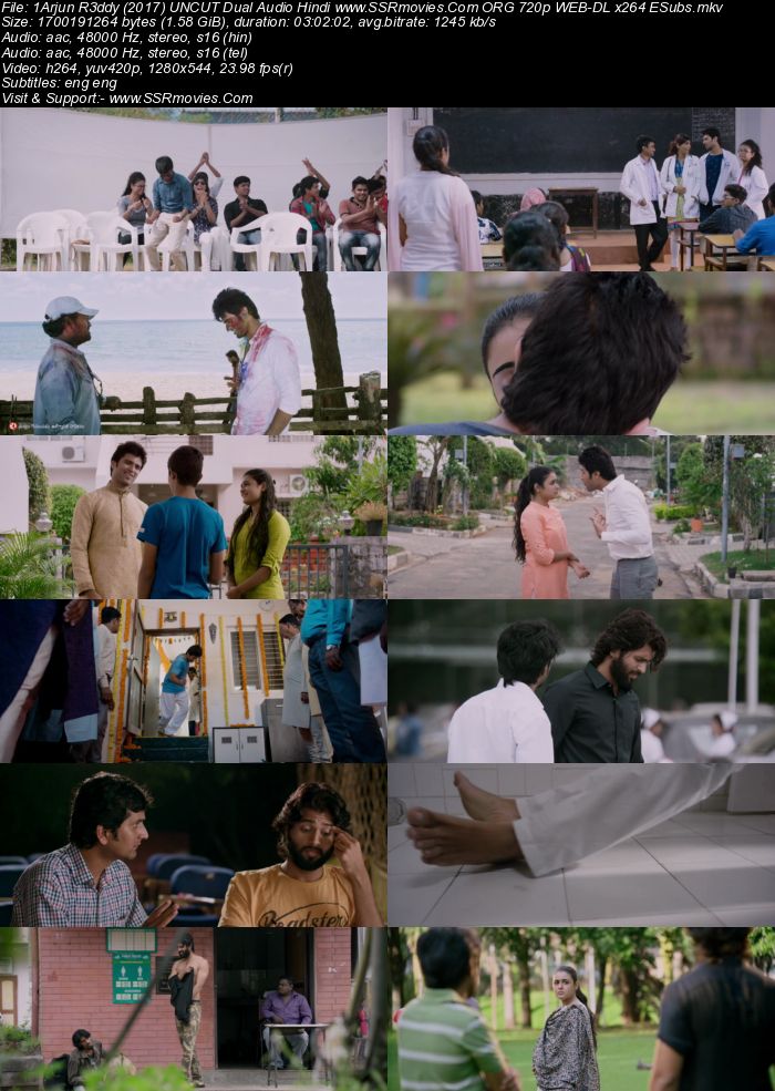 Arjun Reddy 2017 Dual Audio Hindi ORG 1080p 720p 480p WEB-DL x264 ESubs Full Movie Download