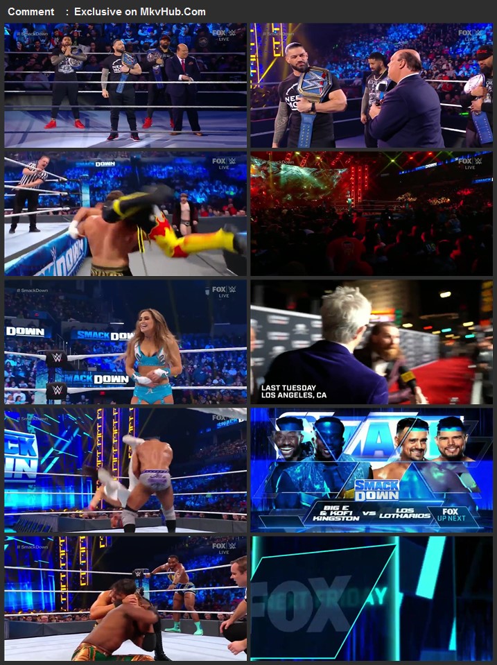 WWE Friday Night SmackDown 4th February 2022 720p WEBRip x264 750MB Download