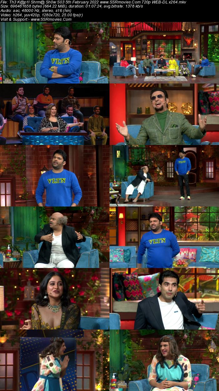 The Kapil Sharma Show S03 5th February 2022 720p 480p WEB-DL 650MB Download