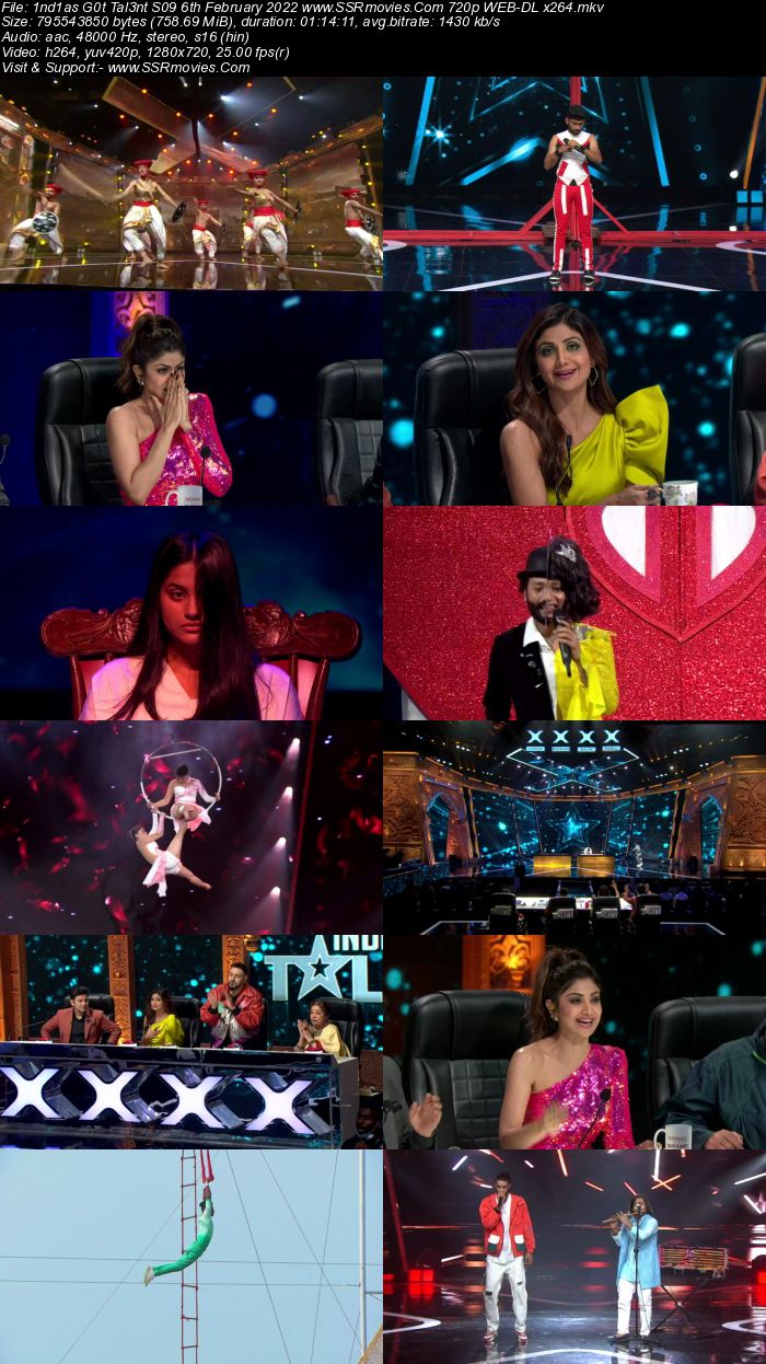 Indias Got Talent S09 6th February 2022 720p 480p WEB-DL x264 300MB Download