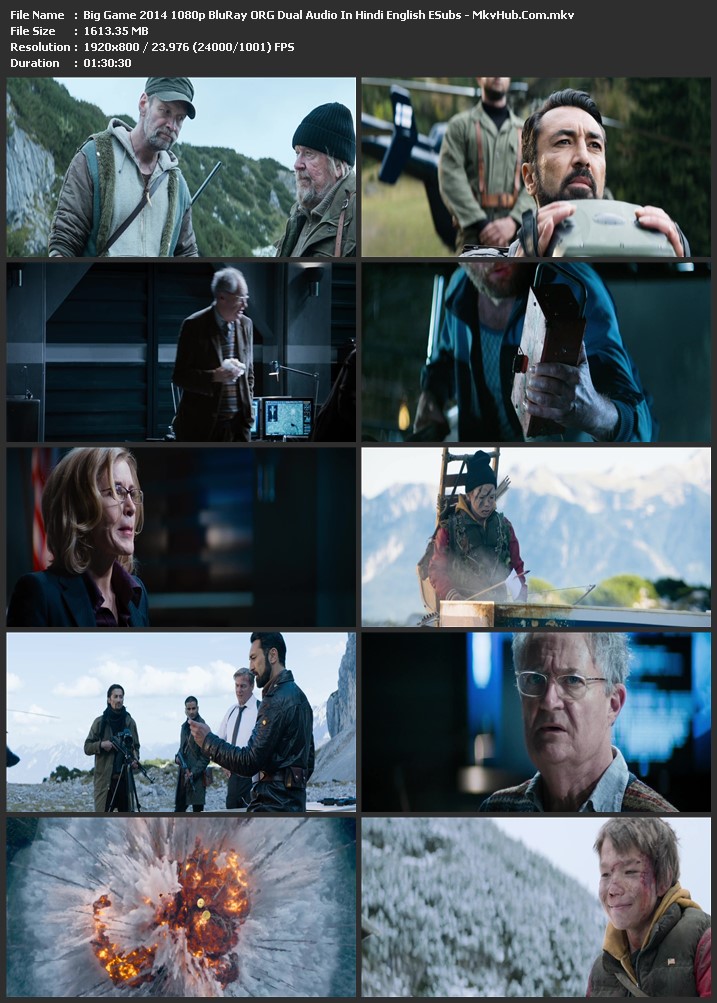 Big Game 2014 Dual Audio [Hindi-English] 720p BluRay 950MB Download