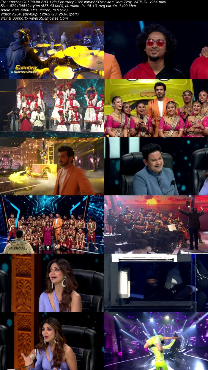 Indias Got Talent S09 12th February 2022 720p 480p WEB-DL x264 300MB Download