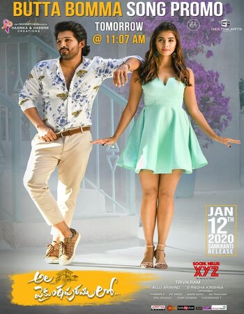 Ala Vaikunthapurramuloo 2020 Dual Audio Hindi ORG 1080p 720p 480p HDRip x264 ESubs Full Movie Download