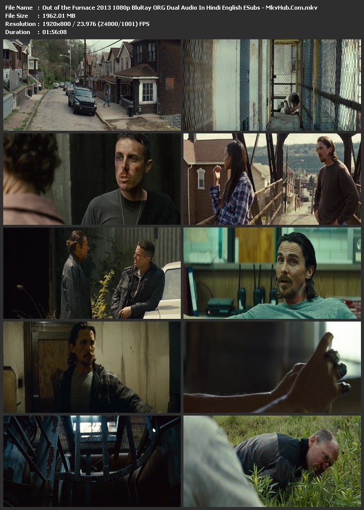 Out of the Furnace 2013 Dual Audio [Hindi-English] 720p BluRay 950MB Download