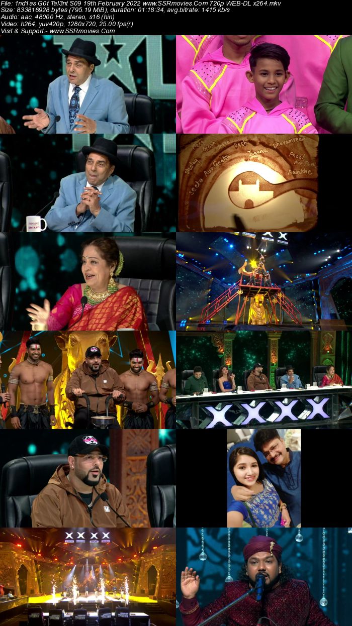 Indias Got Talent S09 19th February 2022 720p 480p WEB-DL x264 300MB Download