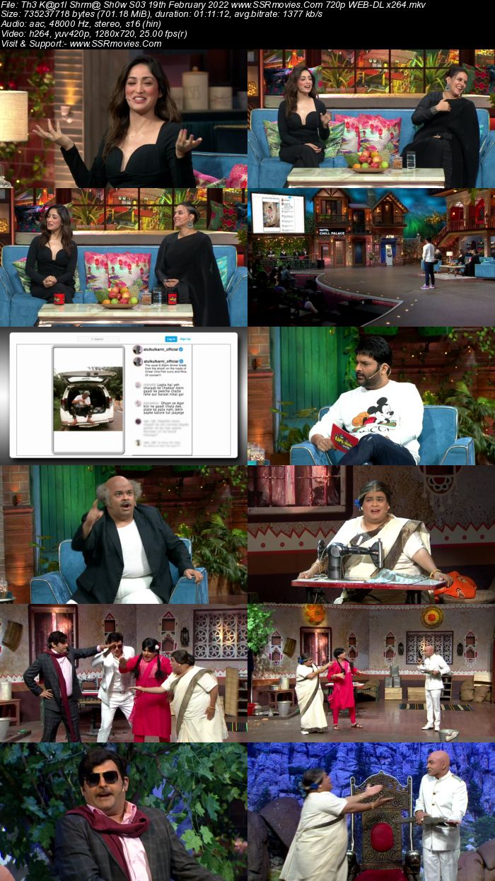 The Kapil Sharma Show S03 19th February 2022 720p 480p WEB-DL 750MB Download