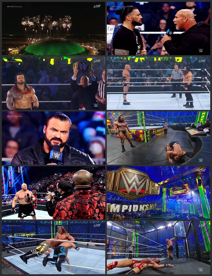 WWE Elimination Chamber 2022 PPV 1080p 720p 480p WEB-DL x264 800MB Download