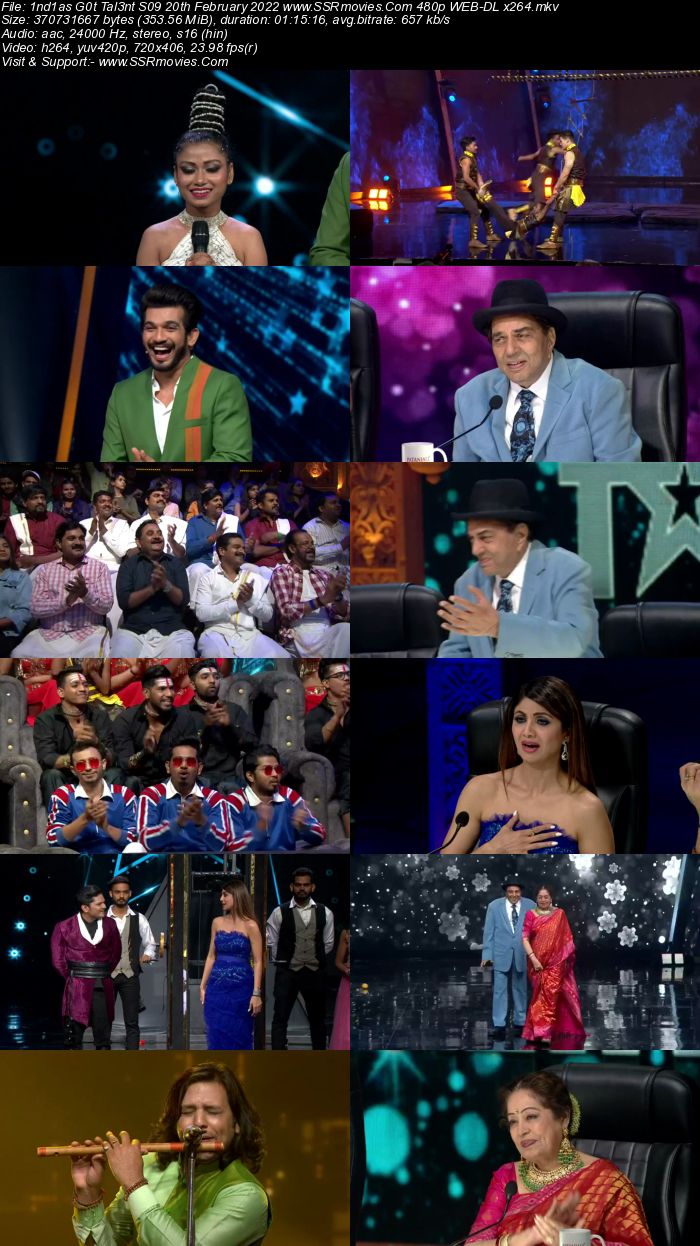 Indias Got Talent S09 20th February 2022 720p 480p WEB-DL x264 300MB Download